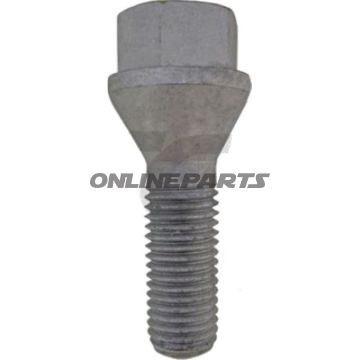 Wheel Nut M14x1.5X23 Ke17silver Pkg 10 Pcs