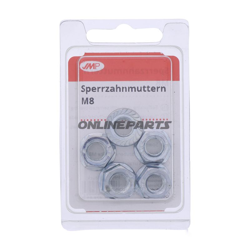Nuts Sperrz Galvanized M8pack 5 Pcs Altn 4790127