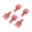 Spade Connector Male 1.0 Red Jmppack 5 Pcs