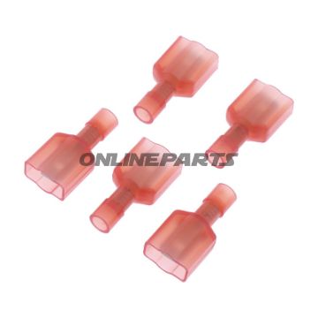 Spade Connector Male 1.0 Red Jmppack 5 Pcs