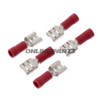 Flachsteckhülse 0.5-1.5 6.3Mm Jmppack 5 Pcs