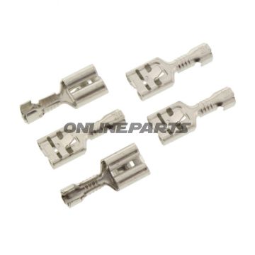 Flachsteckhülse 0.5-1.0 6.3Mm Jmppack 5 Pcs