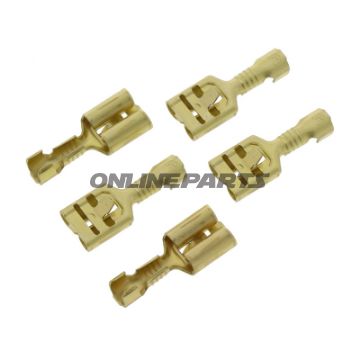 Flachsteckhülse 0.5-1.0 6.3Mm Jmppack 5 Pcs