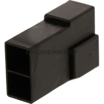Flachsteckgehäuse 2-Pol Jmppack 1 Pcs