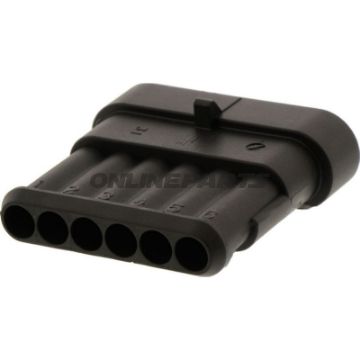 Flat Amp Tyco 6Pol Jmpsuperseal Packung 1 Stück