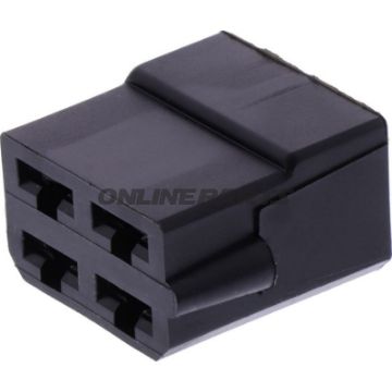 Flachsteckhülsengehäuse 4-Pol Jmppack 1 Pcs