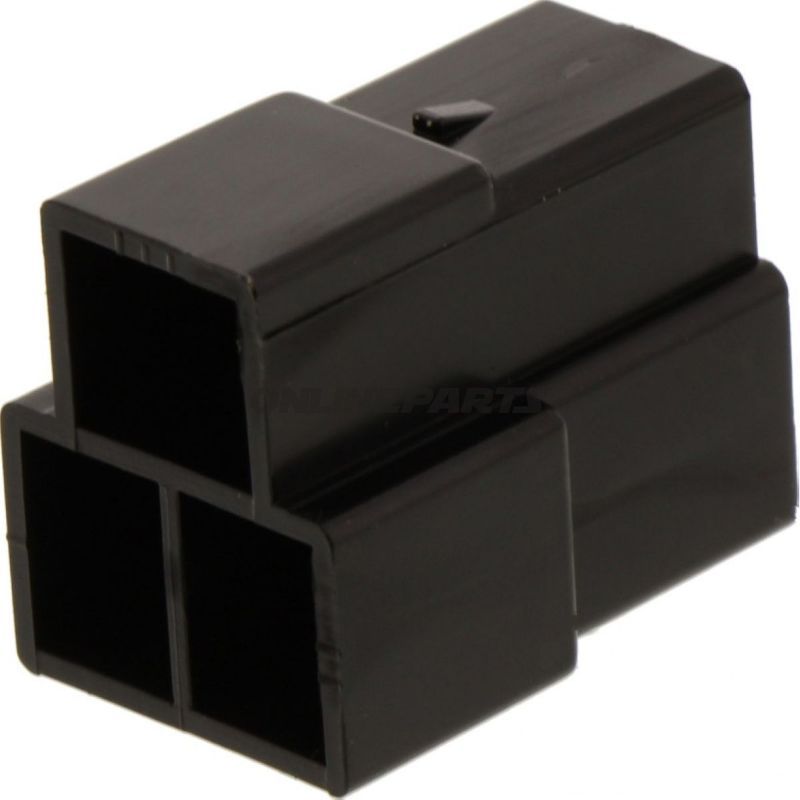 Flachsteckhülsengehäuse 3-Pol Jmppack 1 Pcs