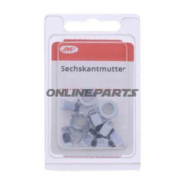Nuts Galvanized M7 Kl8pkg 10 Pcs Altn 4867552