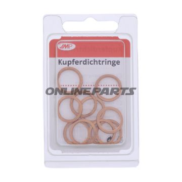 Copper Sealing Washer 12X16x1.5Pkg 10 Pcs Altn 4592127