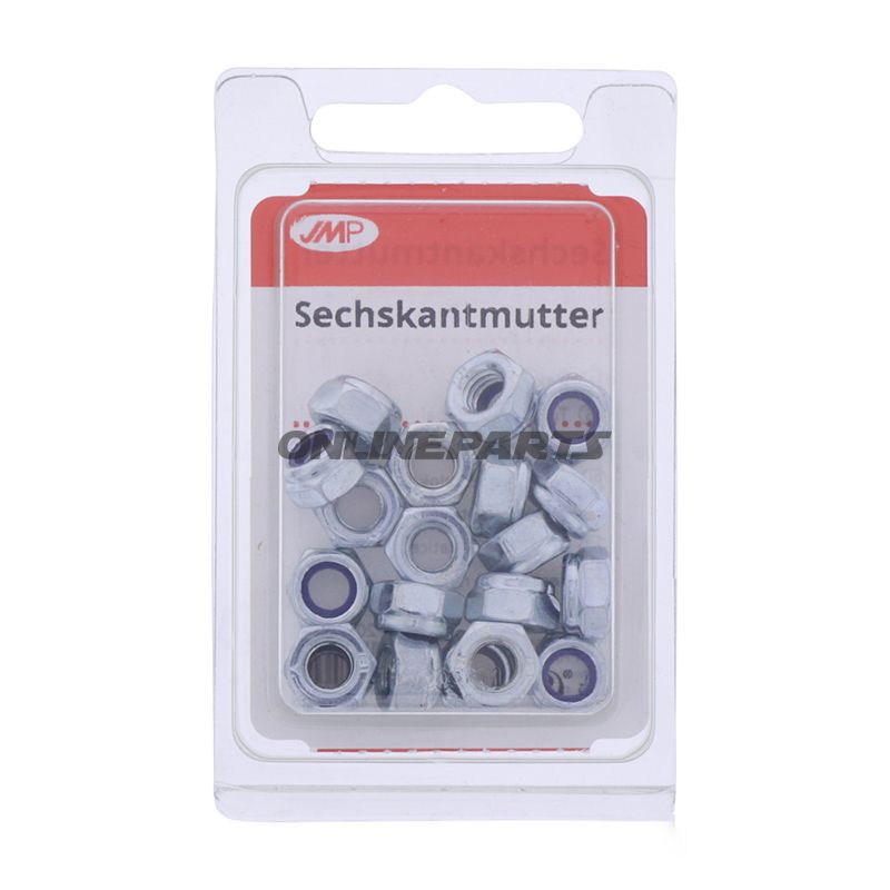 Nuts Galvanized M6 Din985pck 20 Pcs Altn 4831129