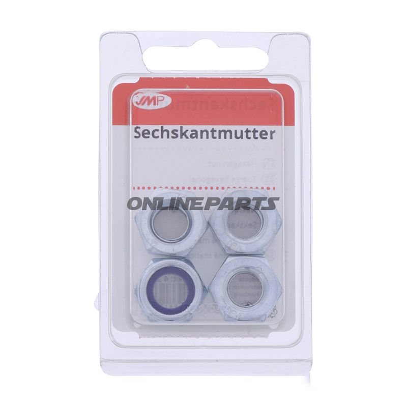 Nuts Galvanized M10 Din985pack 4 Pcs Altn 4831152