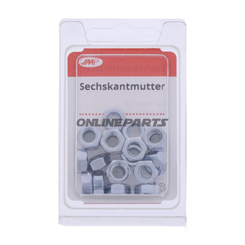 Nuts Galvanized M6 Kl8pck 20 Pcs Altn 4867545