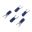 Kabelsch Fork 4.3 Blue Jmppack 5 Pcs