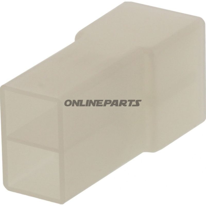 Flachsteckgehäuse 2-Pol Jmppack 1 Pcs