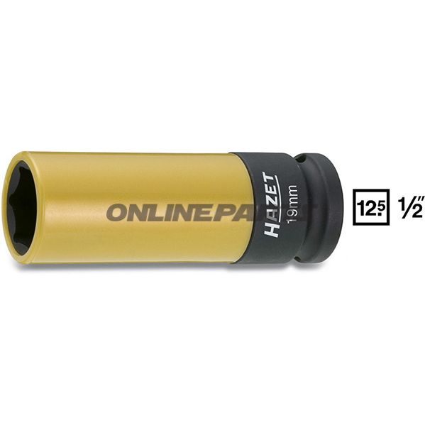 Kraft-Stecknuss 6 Kant 1/2 Zoll 19Mm Hazetummantelt Length 85 Mm