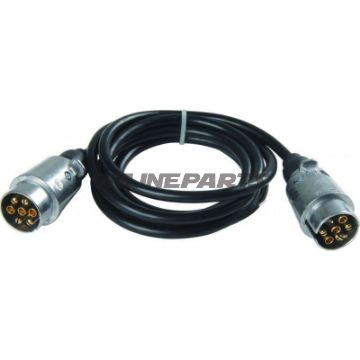 Extension Cable Connector 7 Pole 12Vwith 2 Connectors