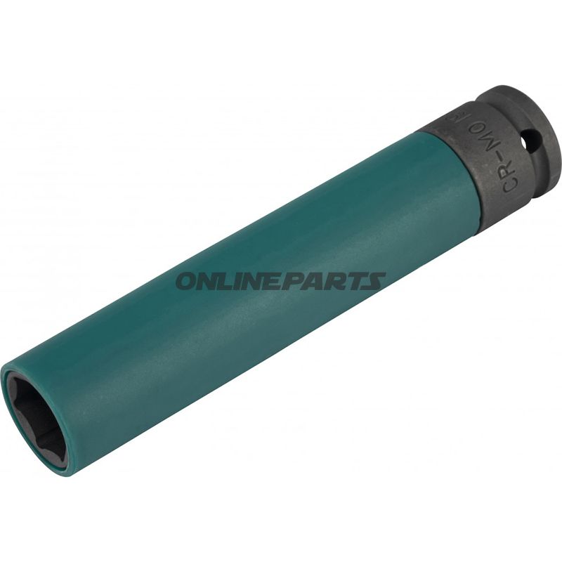 Kraft-Stecknuss 6 Kant 1/2 Zoll 19 Mm Ummantelt Länge 150 Mm 
