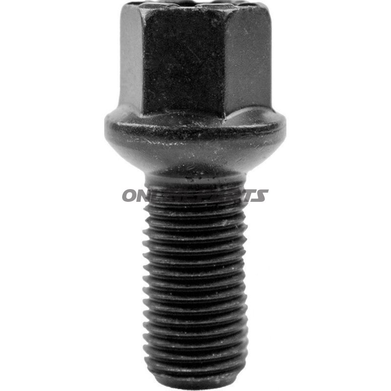 Wheel Nut M14x1.5X27 Ku 17Black Pkg 10 Pcs