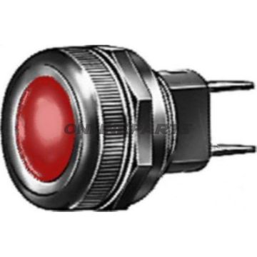 Hella Indicator Lamp Red12 - 24V Flat Connector