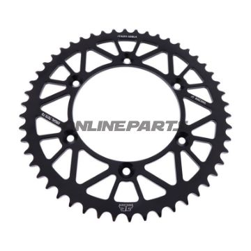 Rear Sprocket Aluminium 50 Tooth Pitch 520 Blackjt Inner Diameter 130 Bolt Spacing 150