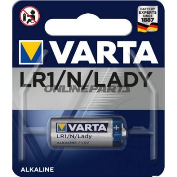 Battery Alkaline Lady Lr1 Nsingle 1 Blister Pack