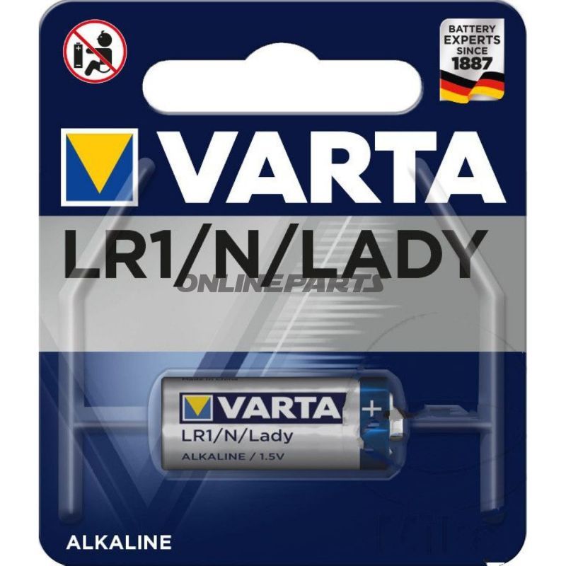 Battery Alkaline Lady Lr1 Nsingle 1 Blister Pack