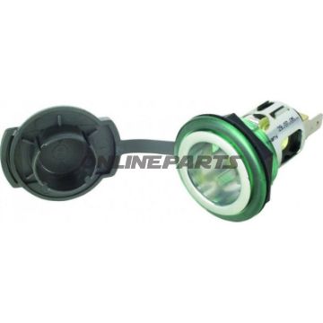 Auxiliary Power Outlet 12/24Vgreen Ring Unlit