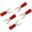 Gabel-Kabelschuh 0.5-1.5 M4 Jmppack 5 Pcs