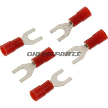 Gabel-Kabelschuh 0.5-1.5 M4 Jmppack 5 Pcs