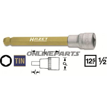 Insert Innen 6Kt 1/2 6Mmmit Kugelkopf Länge 140 Mm