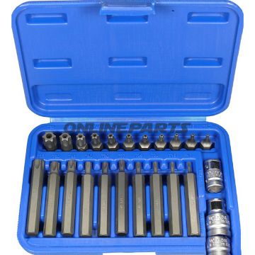 Bit Kit Torx Mit Bohrung23-Teilig T10-T70