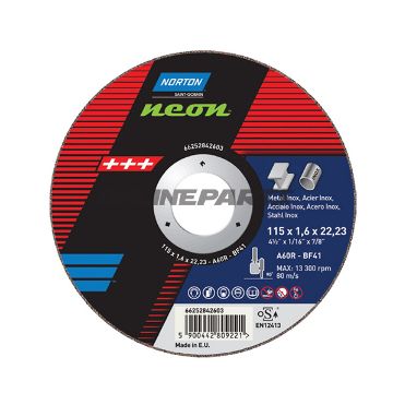 Cutting Disk 125X1.0 Ger Metalnorton Neon Alternative: 5649637