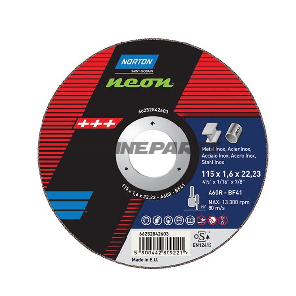 Cutting Disk 125X1.0 Ger Metalnorton Neon Alternative: 5649637