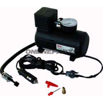 Portable Air Compressor 12V 18 Barwith Pressure Gauge