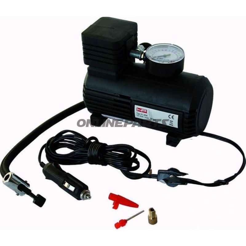 Portable Air Compressor 12V 18 Barwith Pressure Gauge
