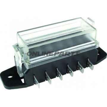 Fuse Box For Flat Fuses6 Pole