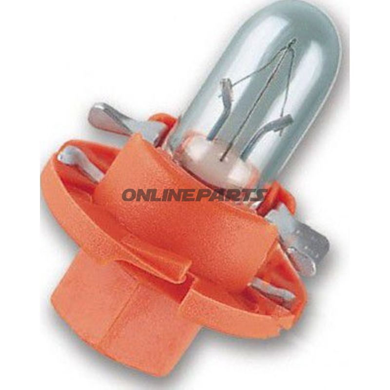 Bulb 12V1.12W Bx8.4Dorange Base Base