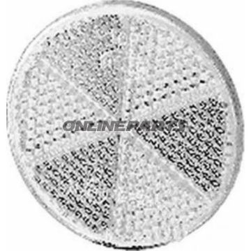 Round Reflector White 60Mmhella Self Adhesive