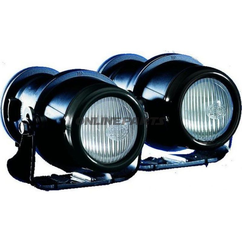 H3 Hella Micro De Fog Lamp Setblack Surround