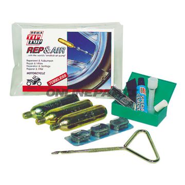 Dæk Rep. Kit Mc Uden Slangetip Top Repair & Inflate On The Go