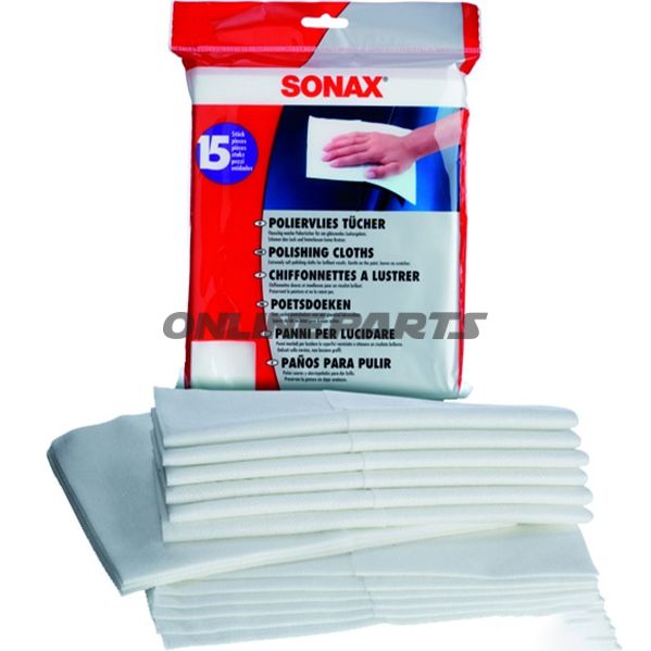 Poliertuch Vlies Packung Sonaxcont:15Stck