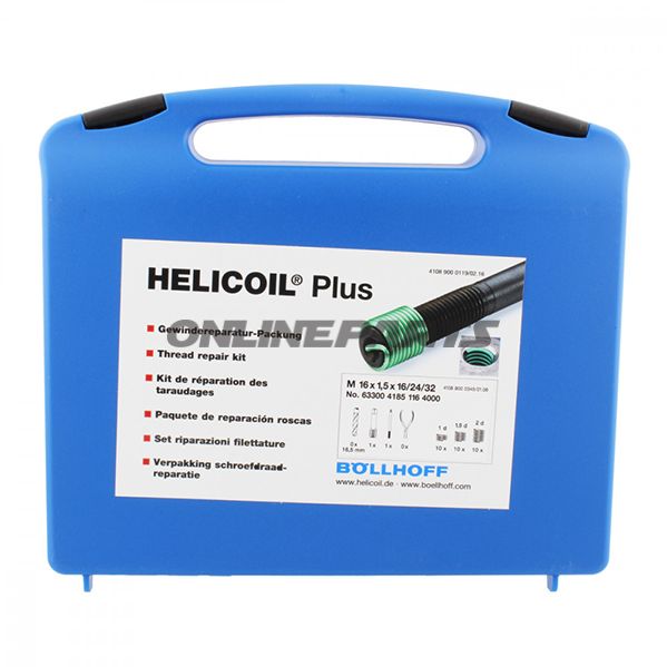 Thread Repair Heli Plus M16x1.5Repair Kit