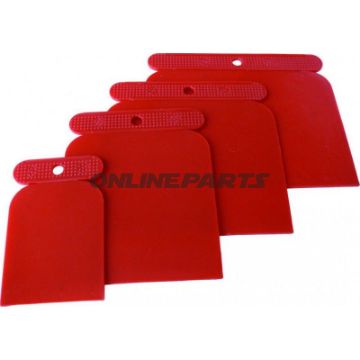 4 Piece Spatula Setplastic