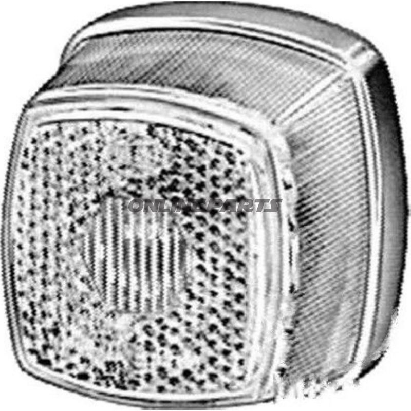Hella Parking Light62 X 62 X 46Mm Clear White Lens
