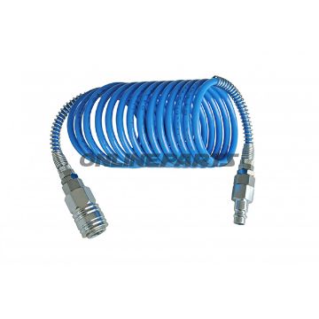 Compressed Air Spiral Hoseblue With Coupling