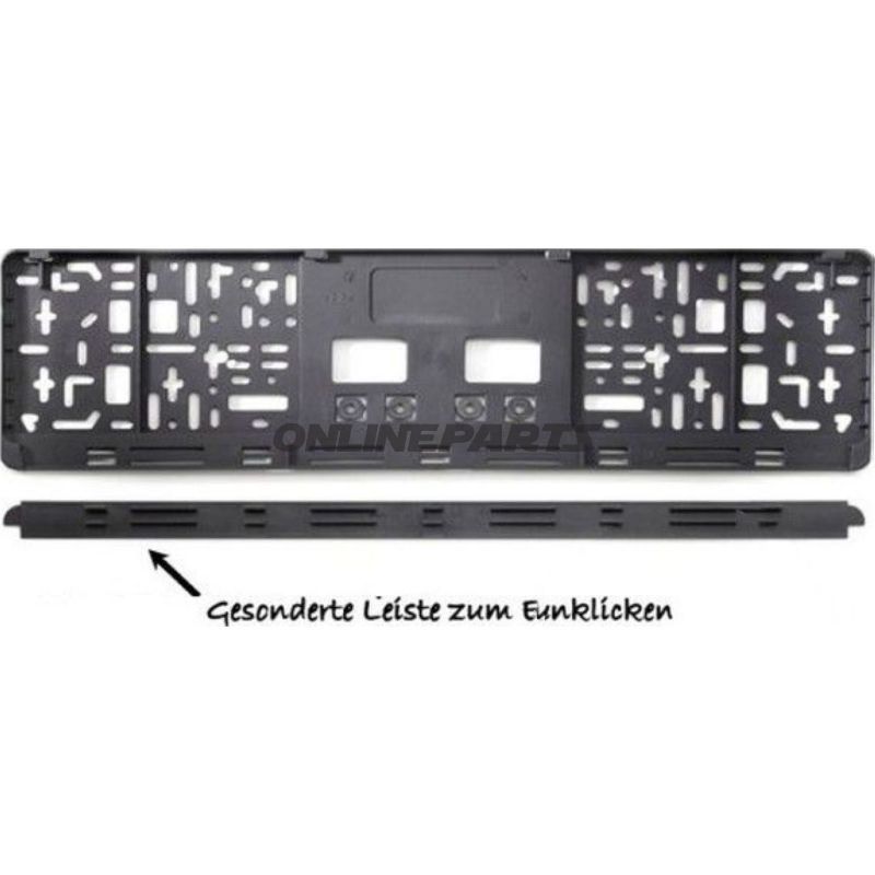 License Plate Amplifier Schwarz