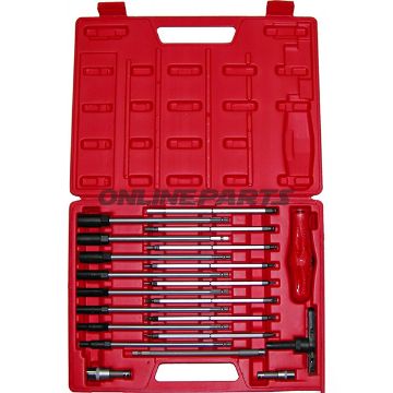 T Handle Screwdriver Set Jmp21 Piece In Plastic Case