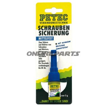 Petec Thread Lock Medium Strength5g See Also 5574215