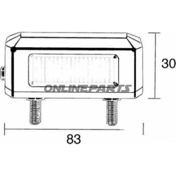 Number Plate Light Black