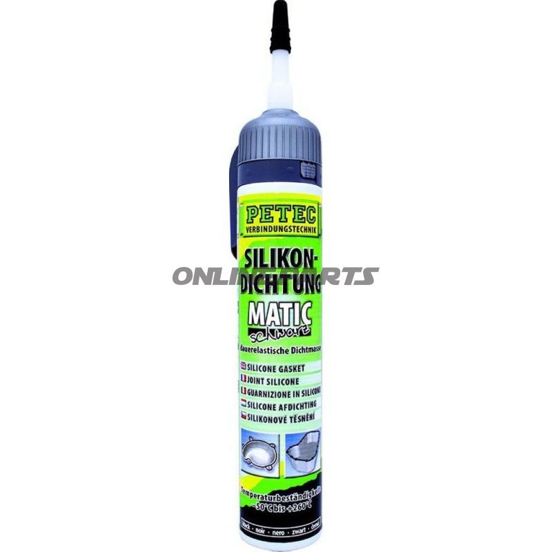 Petec Flexible Silicone Sealing Instant Gasketblack - 200Ml - See Also 5577879
